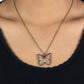 Gives Me Butterflies Brass Necklace