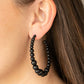 Glamour Graduate - Black Earring