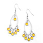 Glassy Grotto - Yellow  Earring