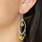 Glassy Grotto - Yellow  Earring