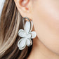 Glimmering Gardens - White Earring