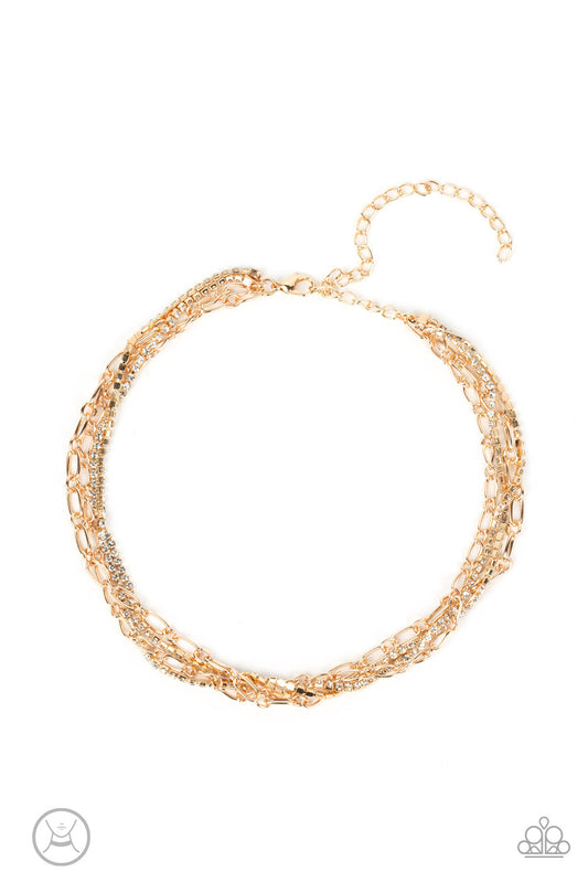 Glitter and Gossip Gold Necklace