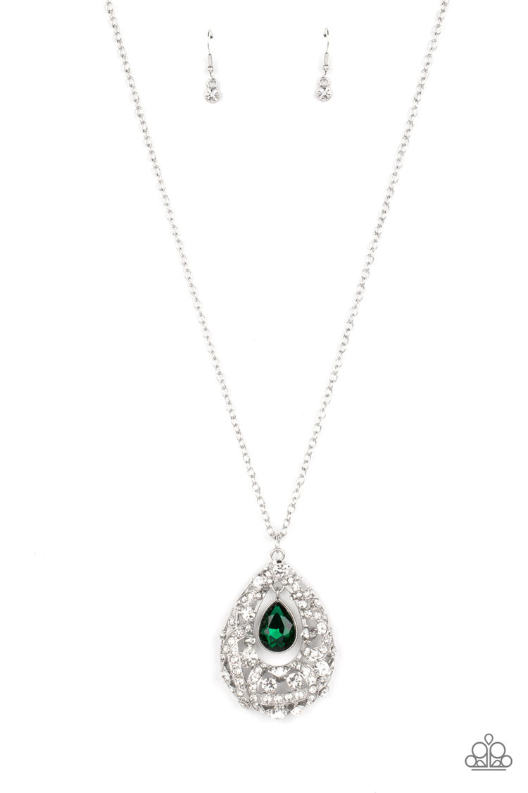 Glitz and GLOW - Green Necklace