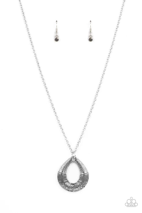 Glitz and Grind - Silver Necklace