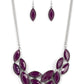 Glitzy Goddess Purple Necklace