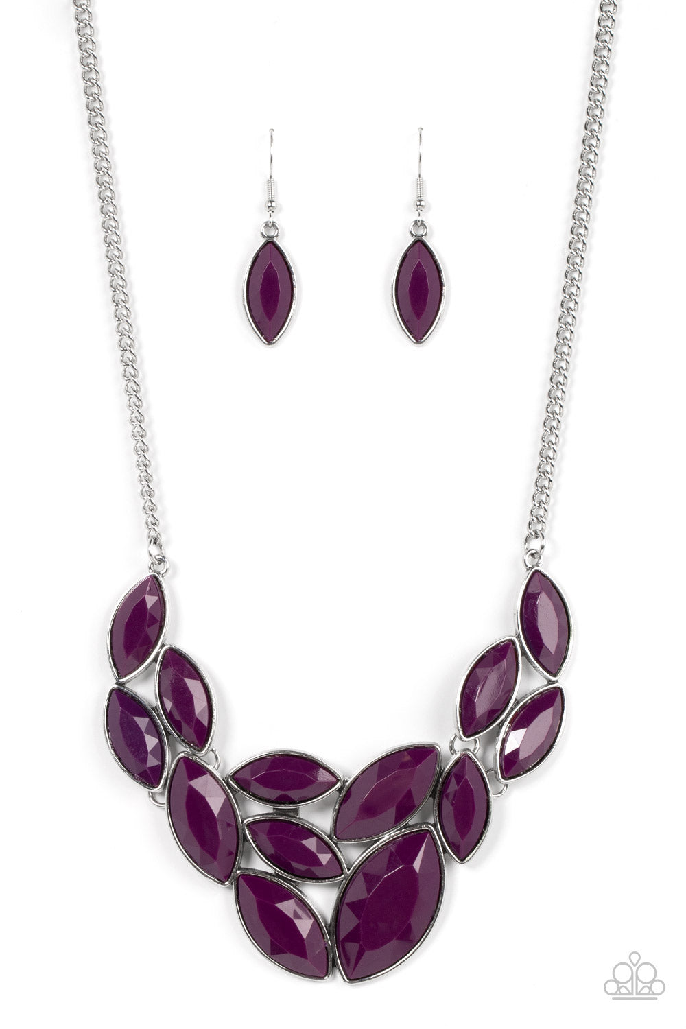 Glitzy Goddess Purple Necklace