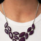 Glitzy Goddess Purple Necklace