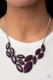 Glitzy Goddess Purple Necklace