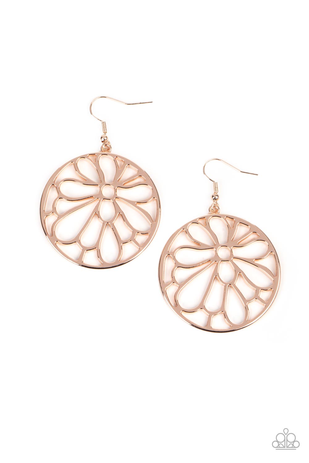 Glowing Glades - Rose Gold Earring