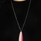 Grab a Paddle - Pink Necklace