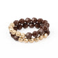 Grecian Glamour - Brown Bracelet