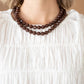 Greco Getaway - Brown Necklace
