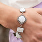 Grounding Glamour White Bracelet