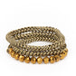 Gutsy and Glitzy - Brass Bracelet