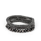 Gutsy and Glitzy - Gun Metal Bracelet