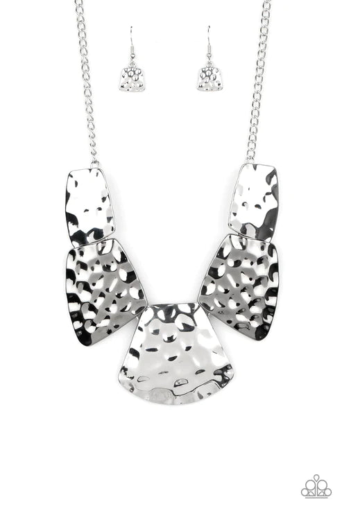 HAUTE Plates - Silver Necklace
