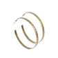 HOOP-De-Do - Brass Earring