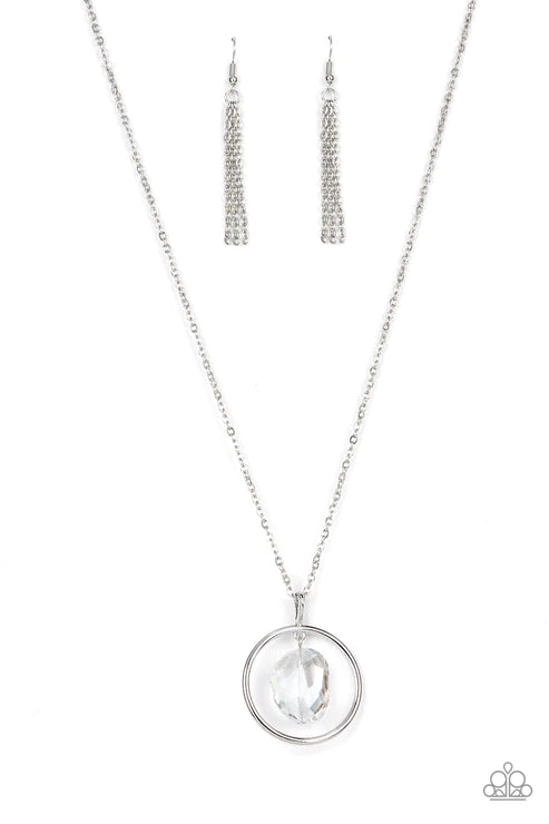 Hands-Down Dazzling White Necklace