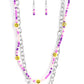Happy Looks Good on You - Purple Necklace