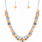 Having a Wonderful CHIME - Orange Necklace