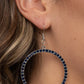 Head-Turning Halo - Blue Earring