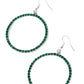 Head-Turning Halo - Green Earring