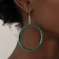 Head-Turning Halo - Green Earring