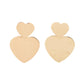 Heart-Racing Refinement - Gold Earring
