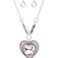 Heart Full of Fabulous - Pink Necklace