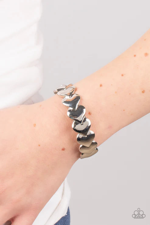 Hearts Galore - Silver Bracelet