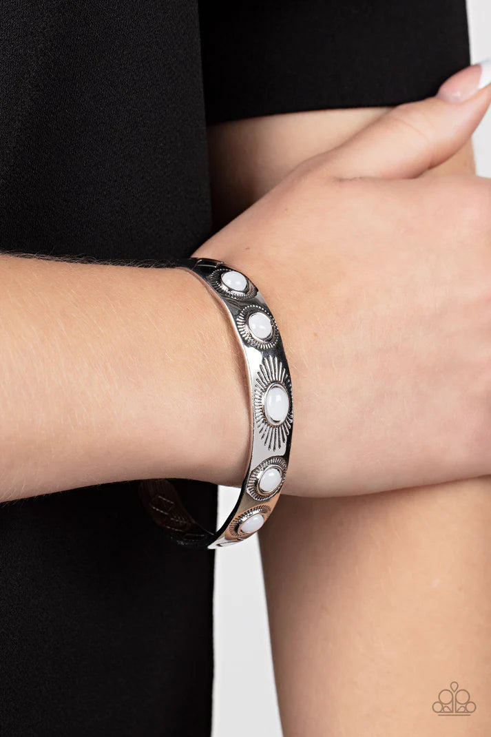 Heavenly Horizons - White Bracelet