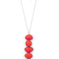Hidden Lagoon Red Necklace