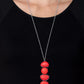 Hidden Lagoon Red Necklace