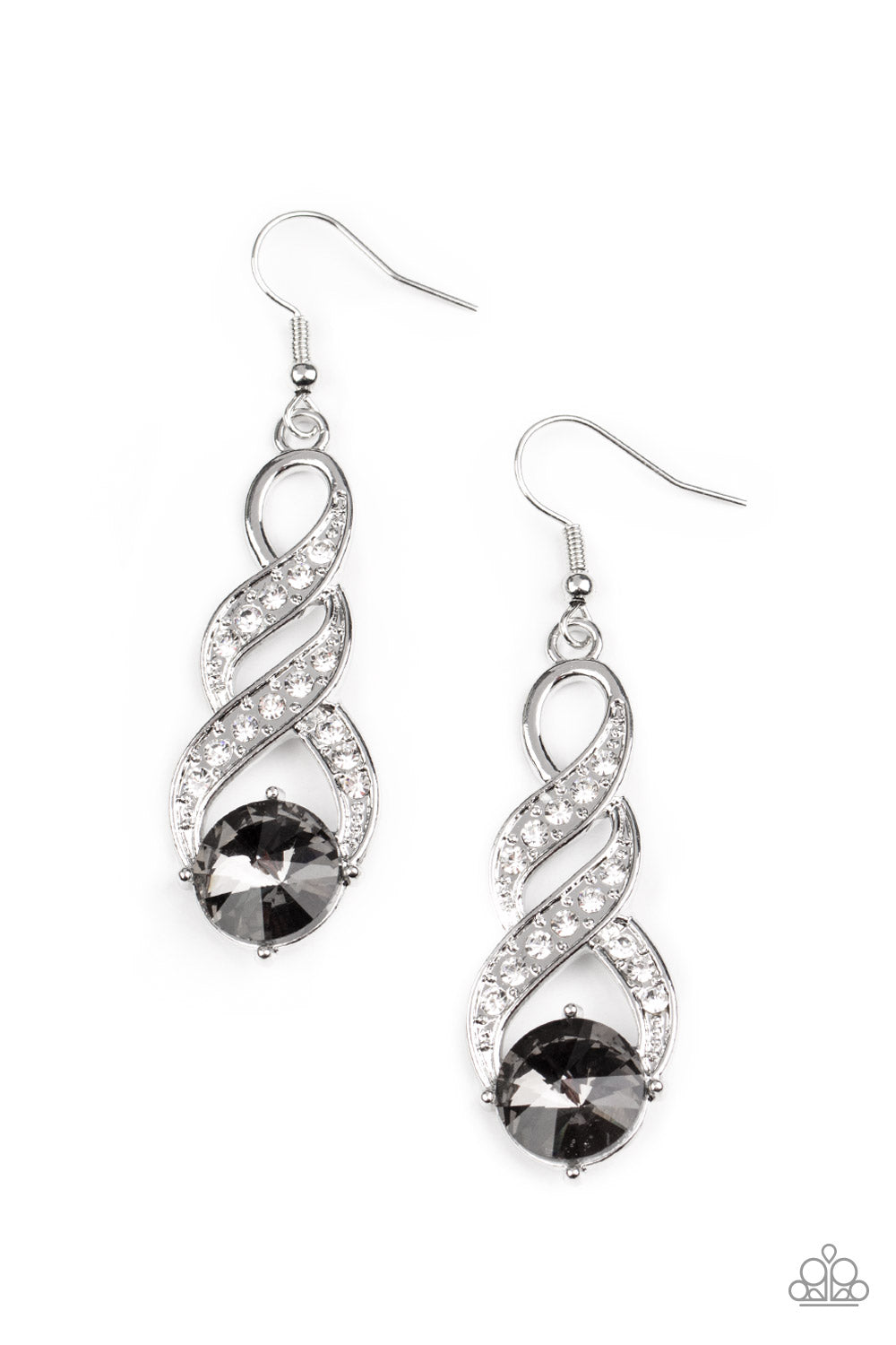 High-Ranking Royalty - Silver Earring