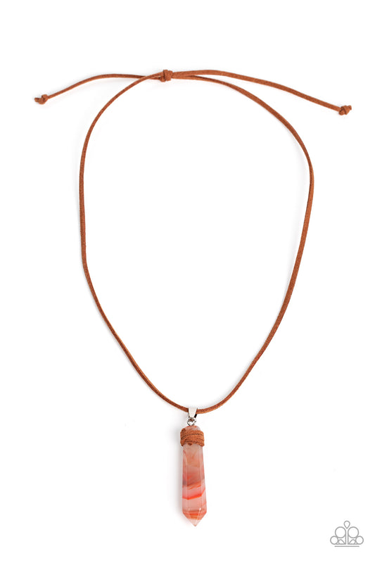 Holistic Harmony - Orange Necklace