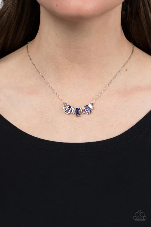 Hype Girl Glamour Purple Necklace