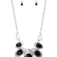 Hypnotic Twinkle - Black Necklace