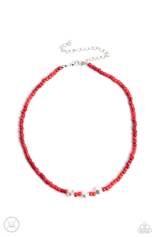 I Can SEED Clearly Now - Red Necklace
