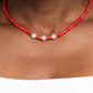 I Can SEED Clearly Now - Red Necklace