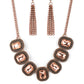 Iced Iron - Copper Necklace