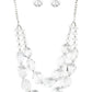 Icy Illumination - White Necklace