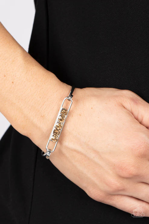 In CHARMS Way - Brown Bracelet