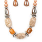 In Good Glazes Brown Necklace
