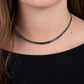 In No Time Flat - Black Necklace