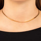 In No Time Flat Gold Necklace