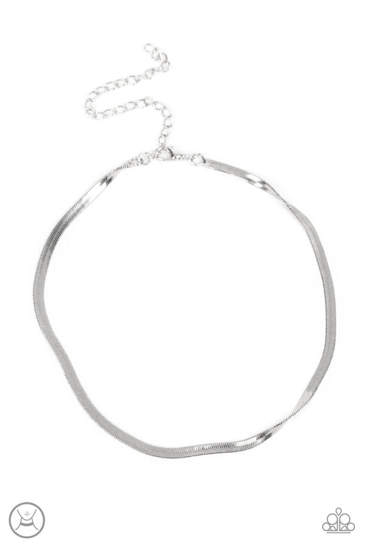 In No Time Flat Silver Necklace