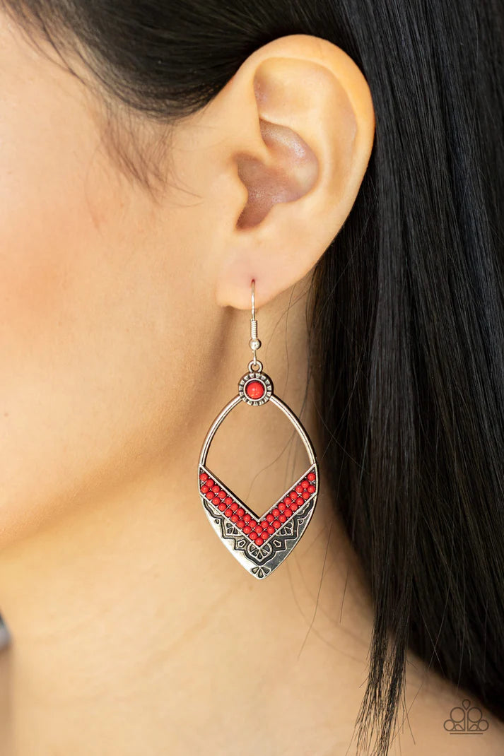 Indigenous Intentions - Red Earring