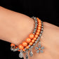 Individual Inflorescence - Orange Bracelet