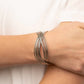 Industrialized Shimmer - Silver Bracelet