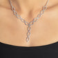 Infinitely Icy - White Necklace